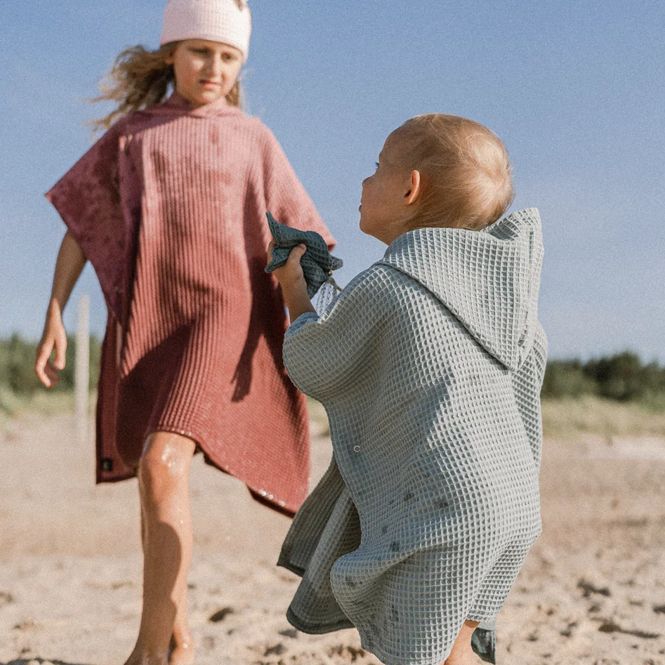 Kopalni Waffle poncho MODRA