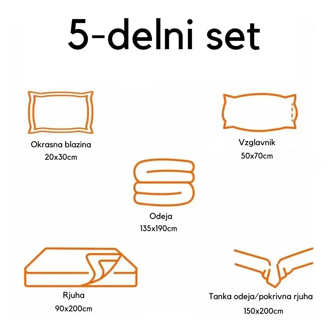 Posteljni set DINOZAVRI