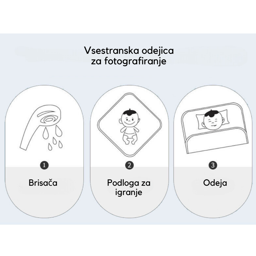 Odejica za fotografiranje MODRA LUNA