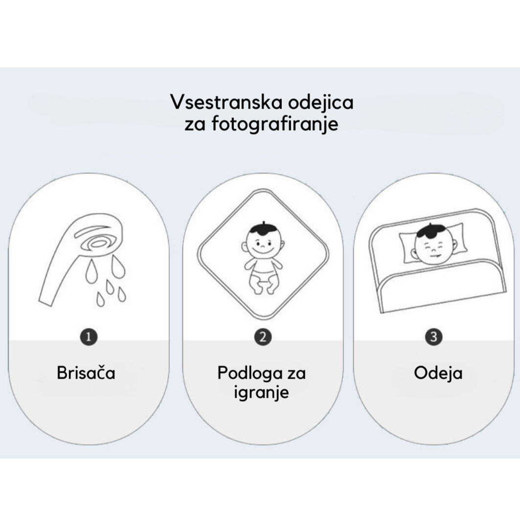Odejica za fotografiranje VIJOLIČNA LUNA
