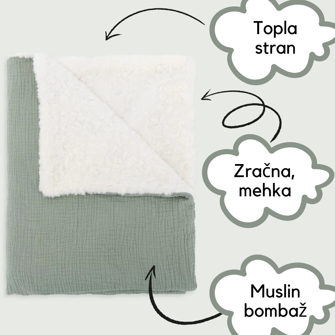 Topla muslin odejica MINT