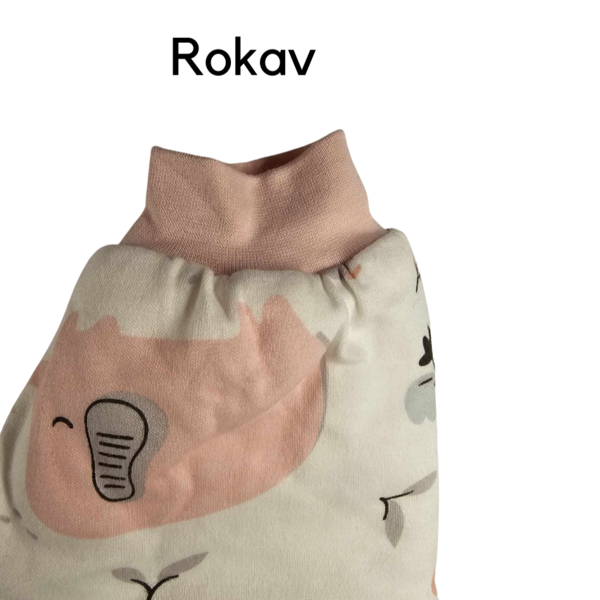 Spalna vreča z nogicami DINOZAVRI