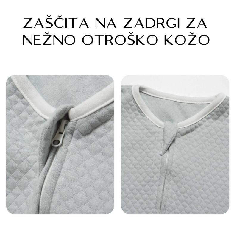 Letna spalna vreča z nogicami SIVA