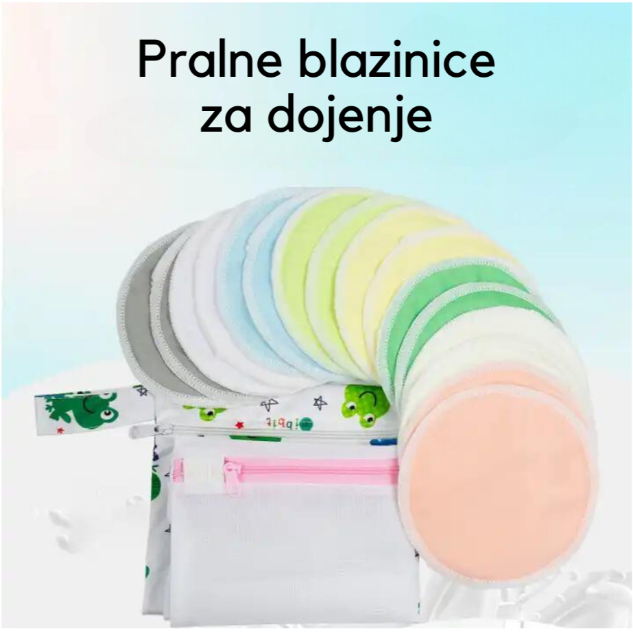 Pralne blazinice za dojenje ROZA