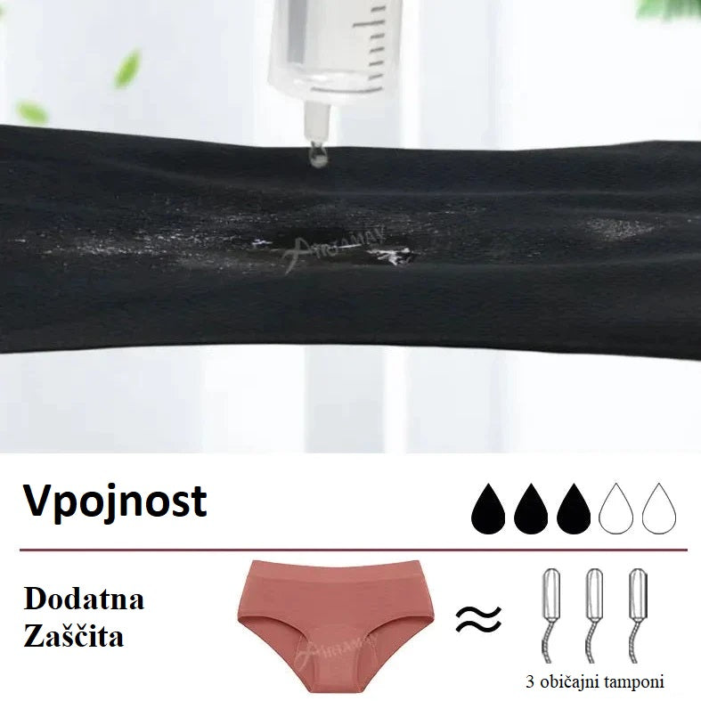 Menstrualne hlačke TEMNO ROZA