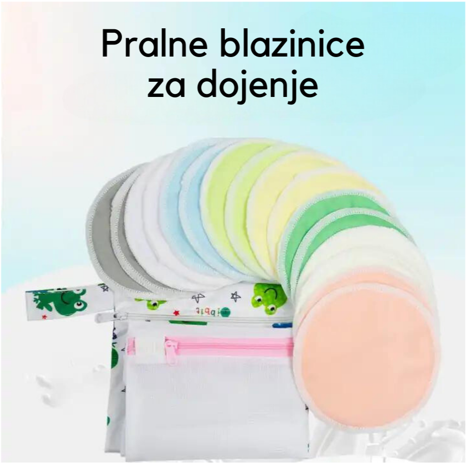 Pralne blazinice za dojenje MODRA