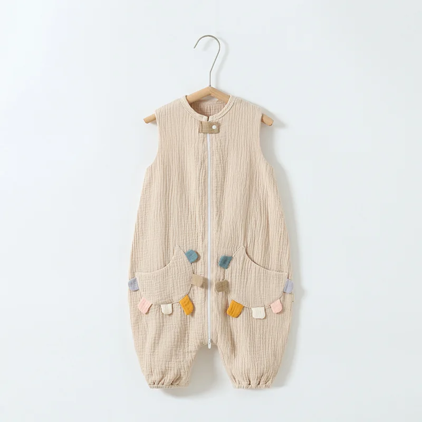 Muslin otroška spalna vreča z nogicami – 0.5 tog